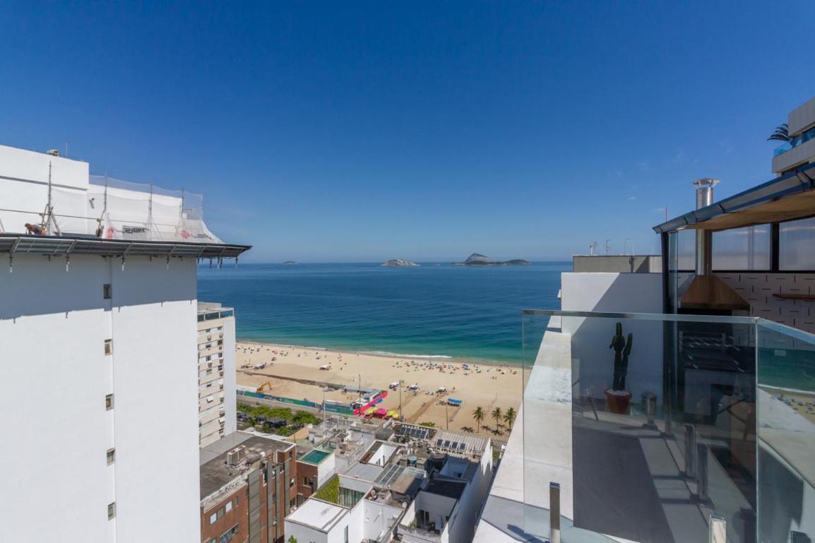 Tabas - Edificio Wave Com Vista Pro Mar Em Ipanema Apartman Rio de Janeiro Kültér fotó