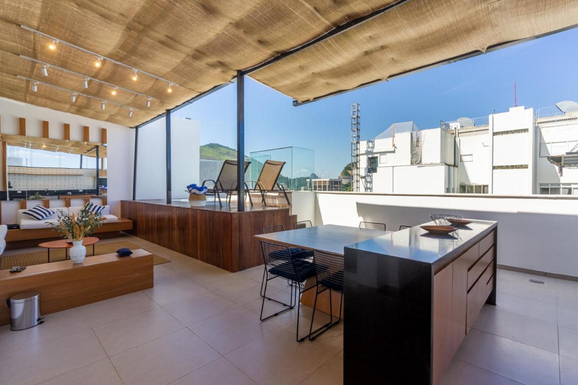 Tabas - Edificio Wave Com Vista Pro Mar Em Ipanema Apartman Rio de Janeiro Kültér fotó